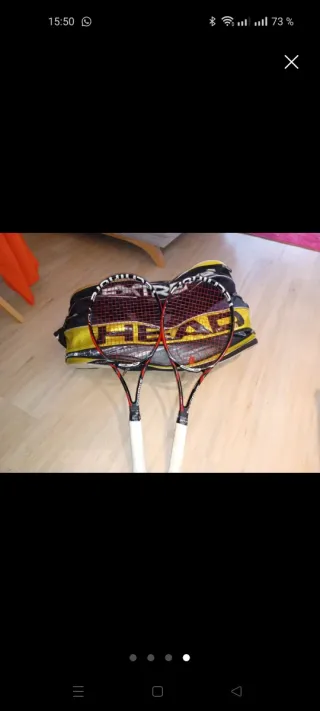 Raquetas y raquetero tenis HEAD