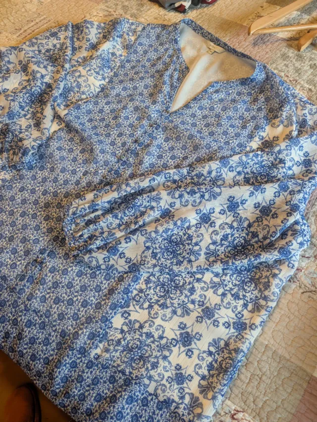 Lote Ropa Mujer Azul y Blanco