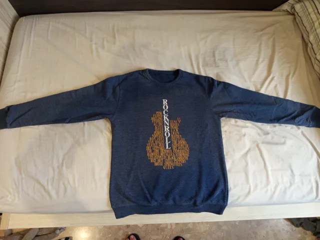 Sudadera Rock & Roll Guitarra