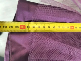 Vestido Rosas Rojas volantes tul