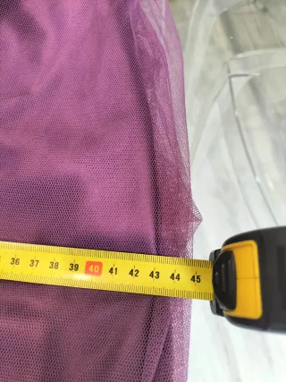 Vestido Rosas Rojas volantes tul