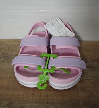 SANDALIAS CROCS MODELO CROCBAND ROSA Talla 30-31