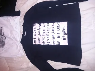 Lotto 6 magliette cotone manica lunga set bambina