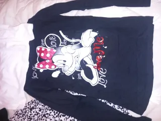 Lotto 6 magliette cotone manica lunga set bambina