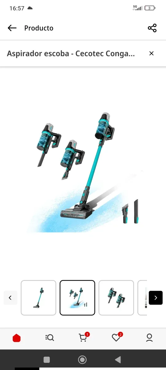 Aspirador Cecotec Conga Rockstar