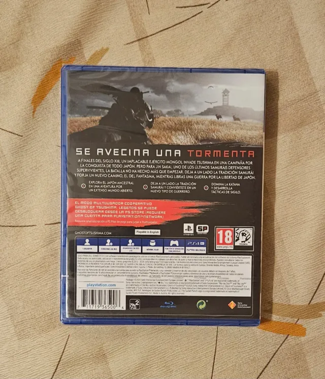 (PRECINTADO) PAL ESP Ghost of tsushima PS4 y PS5
