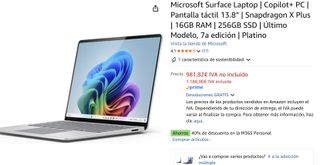 Microsoft Surface Laptop 7 Táctil