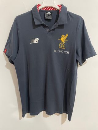 Polo Liverpool FC Gris Edición 125 Aniversario