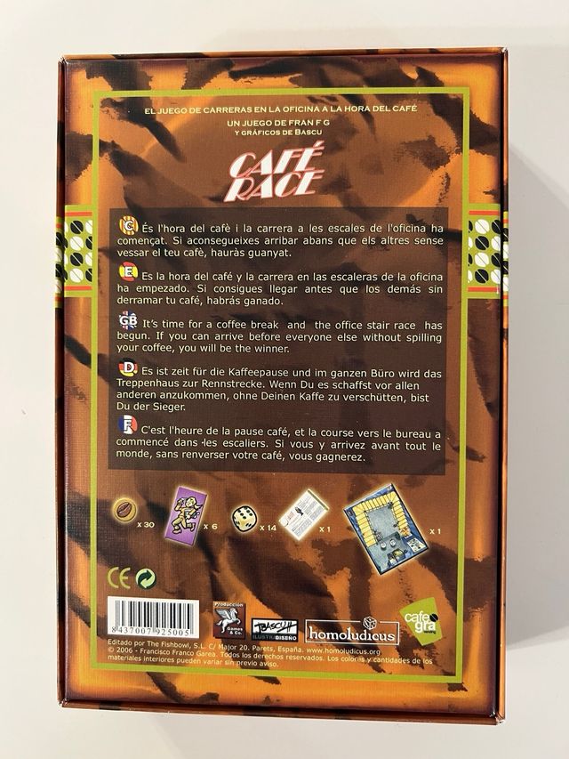 Juego de mesa Caffè Race