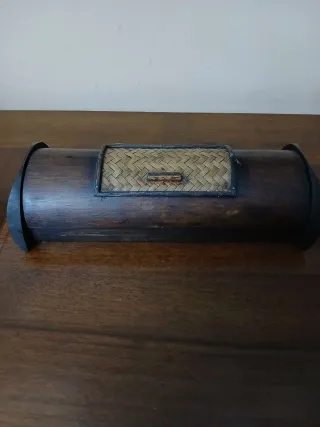 Cofanetto legno e bambù fatto a mano