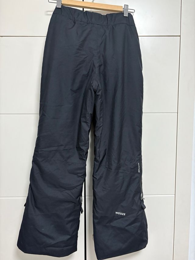 Pantalones de esquí negros niño 10-12 años
