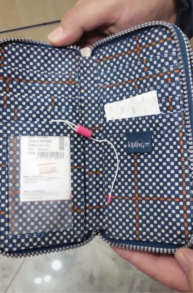 Portafoglio Kipling Blu