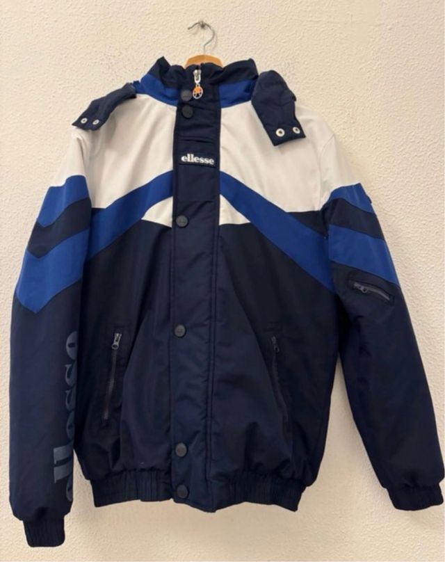 Giacchetta Ellesse blu e bianca