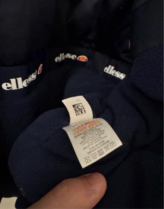 Giacchetta Ellesse blu e bianca