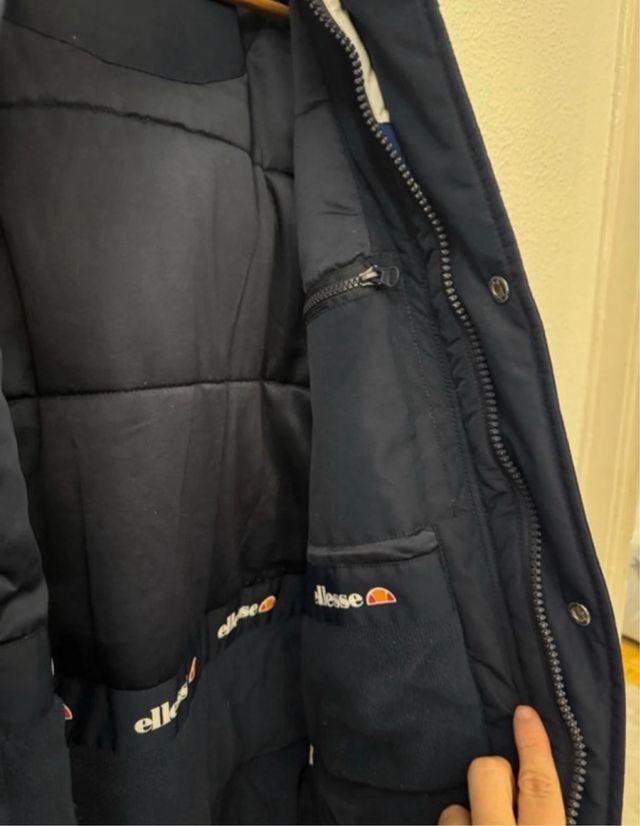 Giacchetta Ellesse blu e bianca