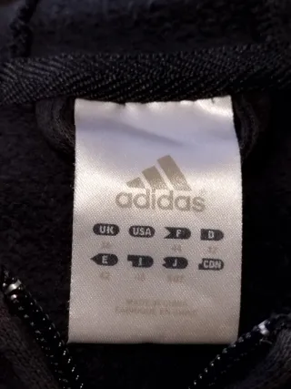 Felpa Adidas con cappuccio grigia