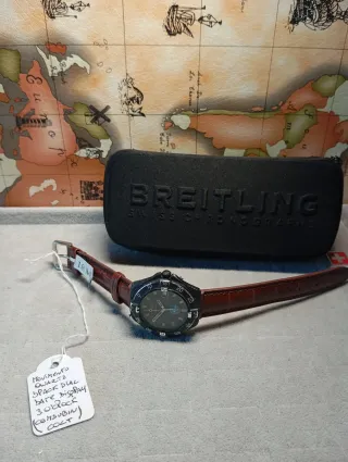Orologio Breitling Pelle Marrone Nero