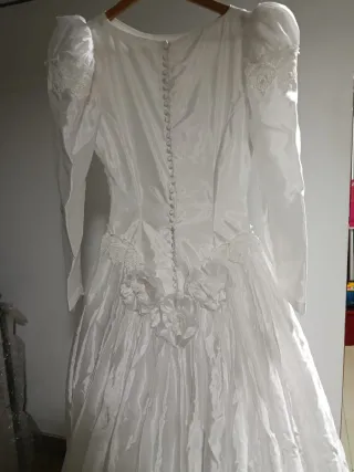 Vestido de Novia Blanco Manga Larga