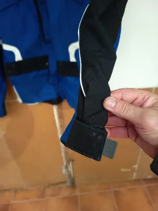 Chaqueta Moto Cordura Azul Talla xl está seminuevo