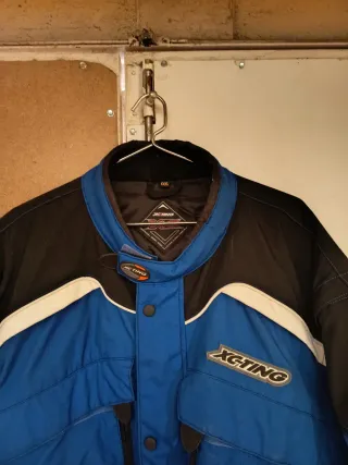 Chaqueta Moto Cordura Azul Talla xl está seminuevo
