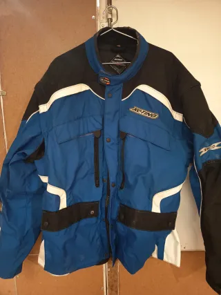 Chaqueta Moto Cordura Azul Talla xl está seminuevo