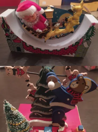 Carillon Babbo Natale e Orsetti 5 e 2 euro