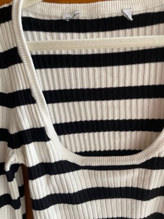 Jersey rayas blanco y negro