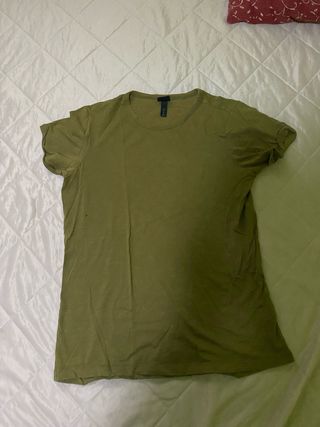 Camiseta verde hombre