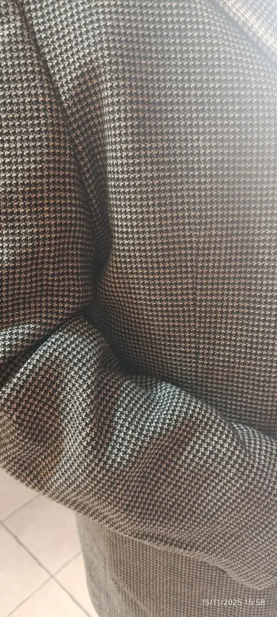 Giacca uomo fantasia grigio/nero tg 54