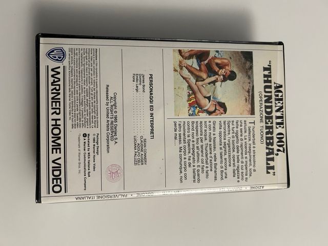 VHS Agente 007 Thunderball (Italiano)