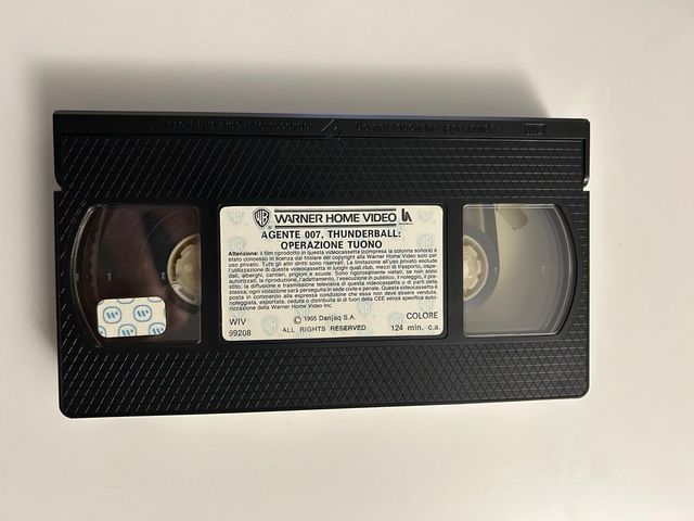 VHS Agente 007 Thunderball (Italiano)