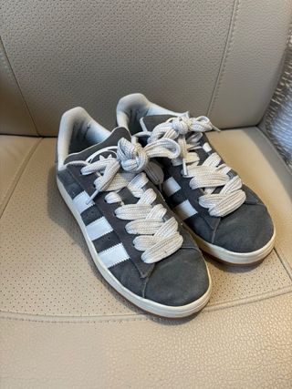 Adidas Campus Gris y Blanco
