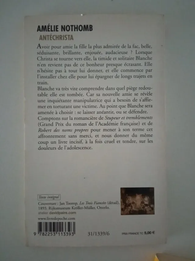 Lote tres novelas en francés