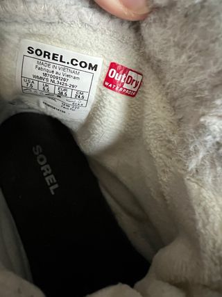 Botas Sorel Beige Impermeables