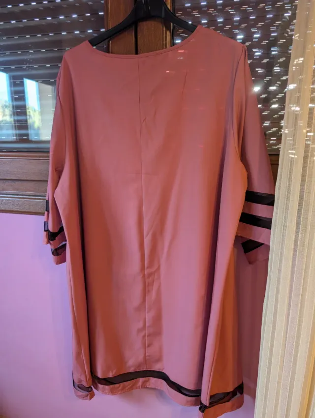 Vestido rosa mujer talla XXXL