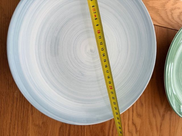 2 Platos Llanos El Corte Inglés Verdes