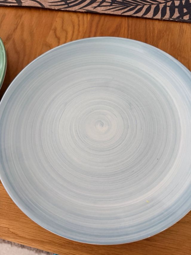 2 Platos Llanos El Corte Inglés Verdes