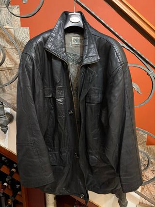 Giacca uomo vera pelle vintage