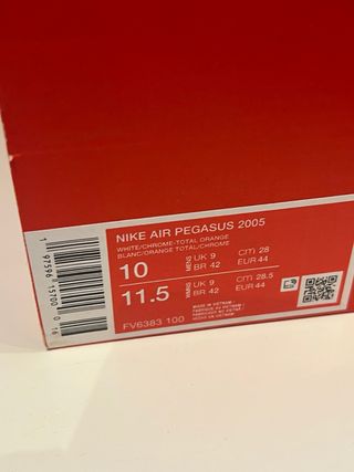 Nike Air Pegasus 2005 Talla 44