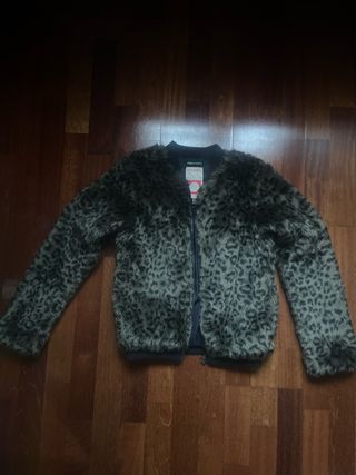 Chaqueta bomber animal print 12/14 años
