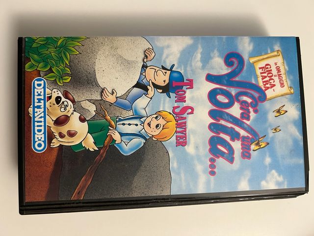 VHS C'era una volta Tom Sawyer Delta Video