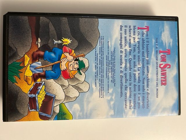 VHS C'era una volta Tom Sawyer Delta Video