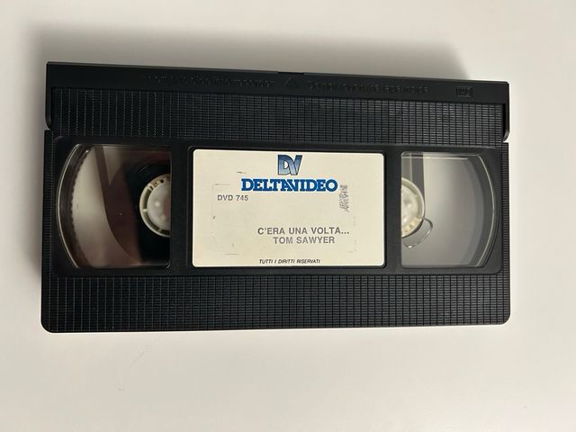 VHS C'era una volta Tom Sawyer Delta Video