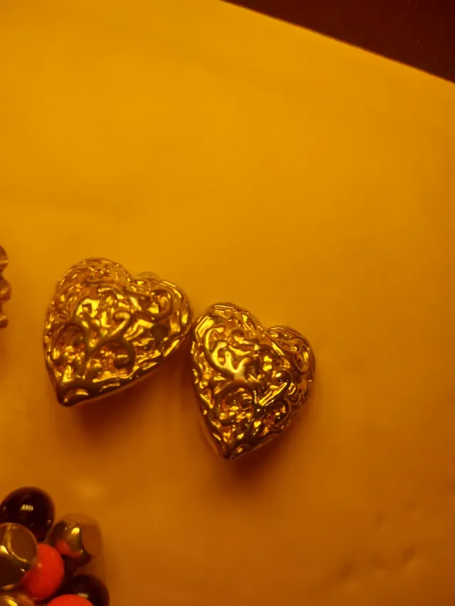 Lote Pendientes Vintage  azul ❤️ y Flor