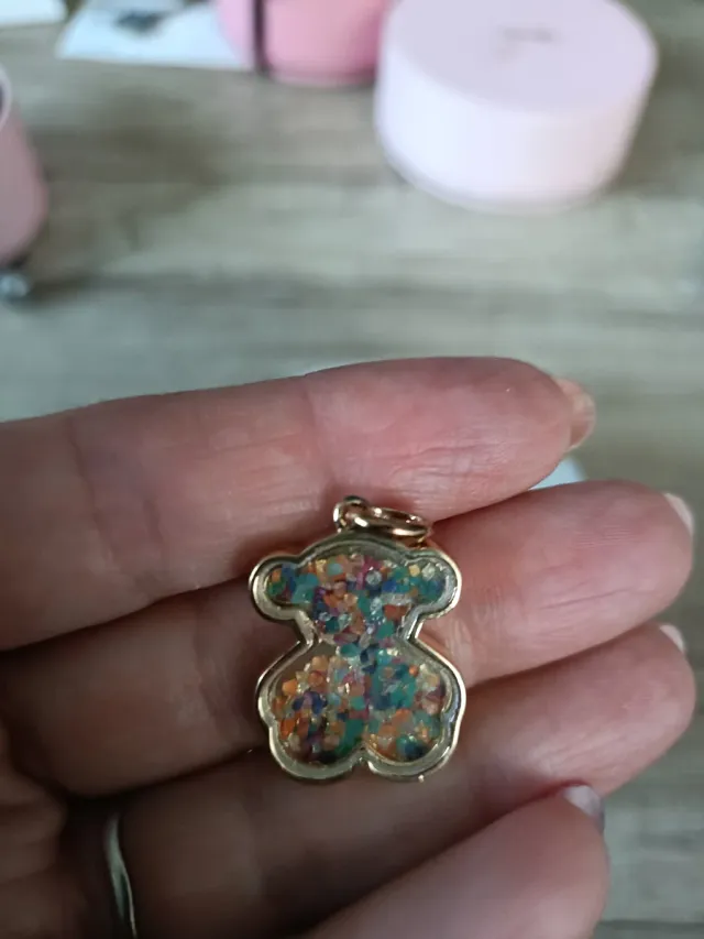 Colgante Tous Oso Vermeil Baño Oro 18kt Plata