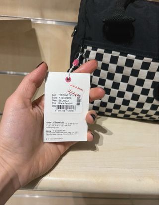 Borsa Kipling Beonica a scacchi