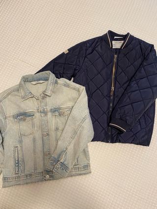 Lote 2 chaquetas niño 7-8 años