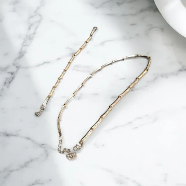 Conjunto Plata Colgante y Pulsera