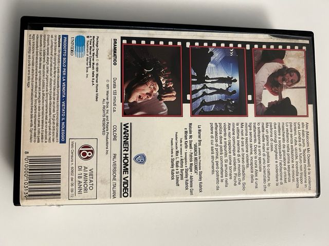VHS Arancia Meccanica - Film Cult