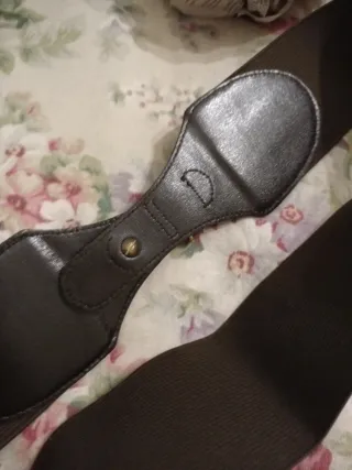 Cintura elastica pelle vintage